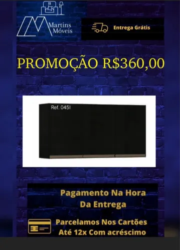 GRANDE PROMOÇÃO* ARMÁRIO 1.20 SOLUZIONE ENTREGA GRÁTIS ACEITA CARTÃO