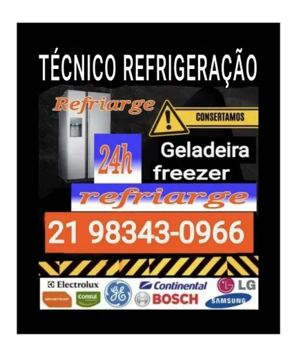 Técnico de geladeira, freezer (tds bairros) urgência