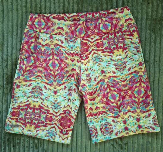 Short estampado para exercícios físicos 