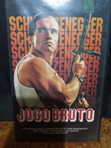Fita VHS Filme Jogo Bruto - raro