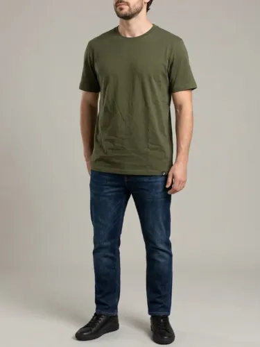 Camiseta Decathlon regular verde militar - GG - nova com tag