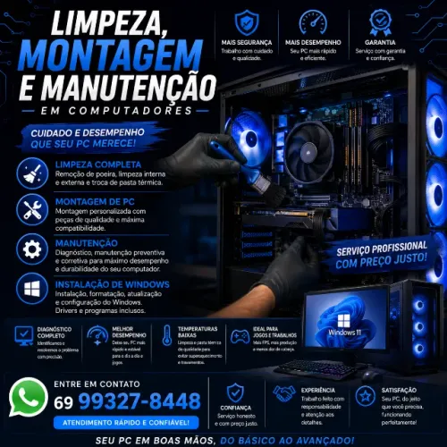 Limpeza e Software