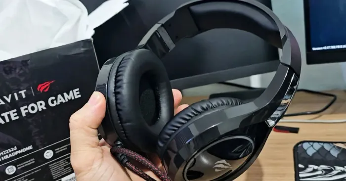 ? Headset Gamer Havit RGB com Microfone e Luz LED - Novo Lacrado