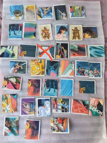 Figurinhas cavaleiros do zodíaco ano 95 editora Prince toeie originais ( $25 cada )