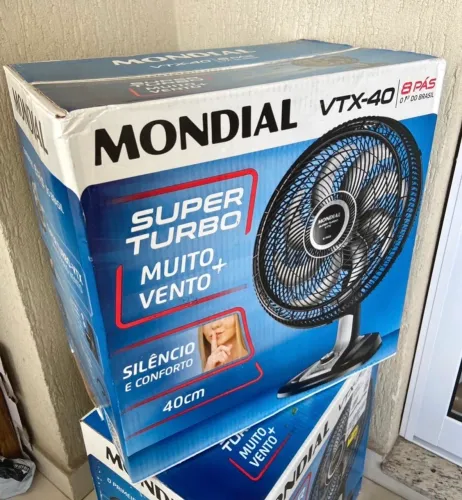 Ventilador Mondial 40cm Super Turbo 8 Pás 140W 220V