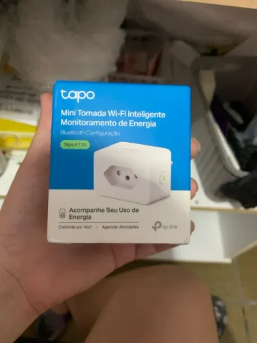 Tomada inteligente tp link monitora energia