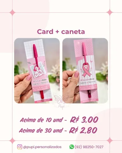 Mimos outubro rosa