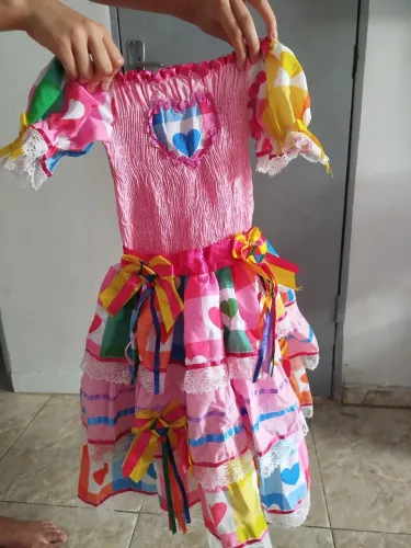 Vestido junino tamanho 6