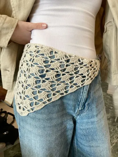 Bandana de crochê