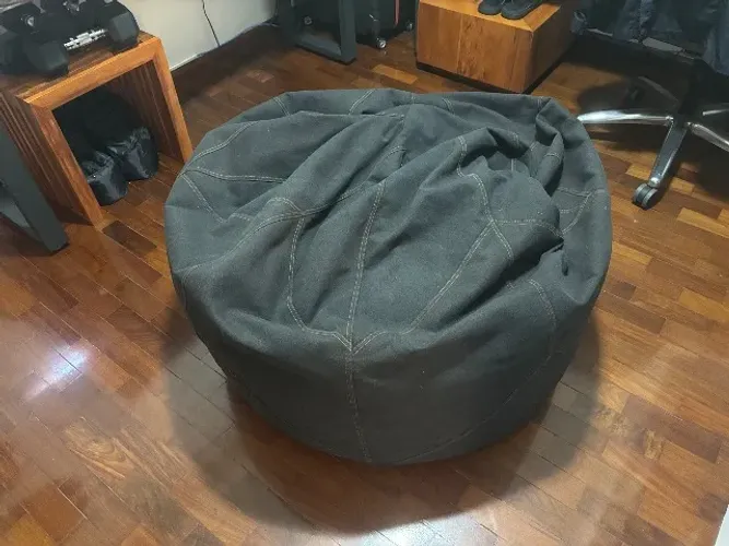Puff Marca FOM Tecido Plano Bag Jeans Enorme Conforto Excelente Estado Barato Oportunidade