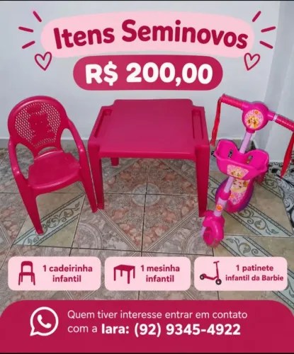 Mesa+Cadeira+Patinete