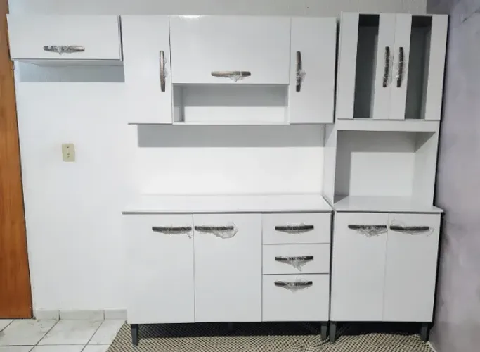 Cozinha Completa 4 Peças - Madeira MDP *Nova