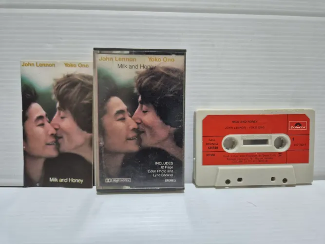Fita K7 John Lennon e Yoko - Milk and Honey (Original Rara)