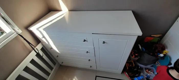 cômoda + berço/ mini cama montessoriana com colchão