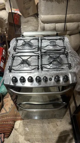 Fogão Electrolux 4 Bocas 56DXQ Forno Duplo Tripla Chama