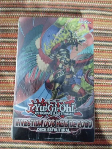 Deck Yu-Gi-Oh estrutural investida dos reis de fogo