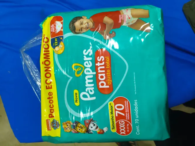 fralda Pampers pants xxxg 70 un