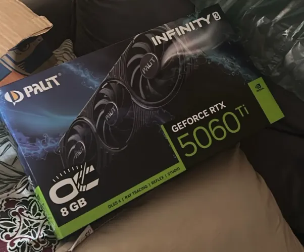 PLACA DE VIDEO PALIT GEFORCE RTX5060TI INFINITY 3 OC NVIDIA