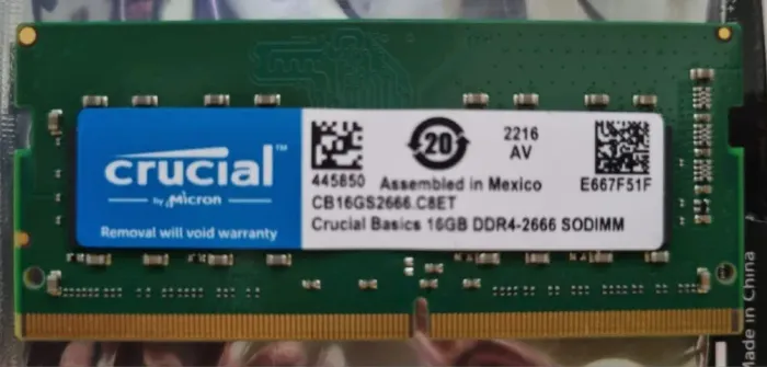 Memória Ram 16Gb DDR4-SODIMM 2666Mhz