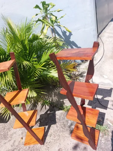 Floreiras rústicas em madeira maciça de demolição