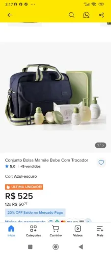 Kit Mamãe e bebê PROMOÇÃO