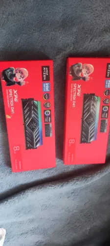Memória ddr4 16gb (2x8) adata xpg 4133mhz rgb
