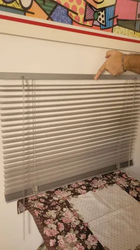 Persiana Horizontal - Cinza