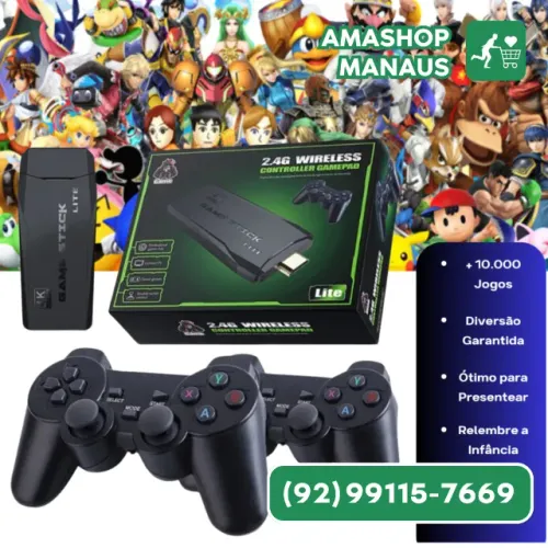 Game Stick X1 Mini Video Game Retro Portatil 10 mil Jogos
