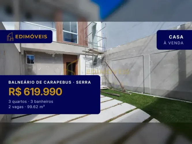 Linda casa duplex em Balneário de Carapebus, a 250m da praia, seu novo lar!