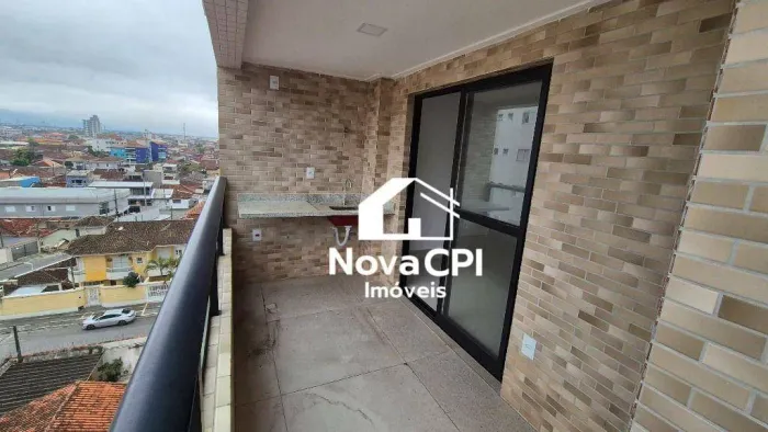 Apartamento 1 Suíte na Vila Caiçara Praia Grande  2 Sacadas, Piscina e Lazer Completo