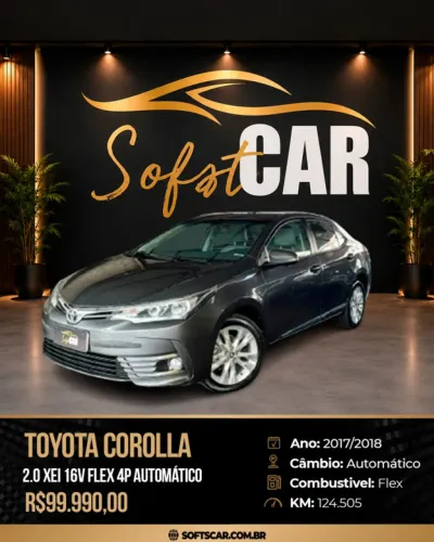 Toyota Corolla 2.0 XEI 16V Flex 4P Automatico 2018