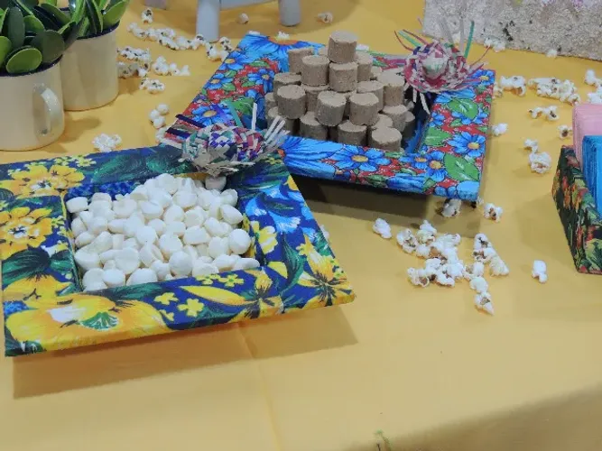 03 Bandejas em chita