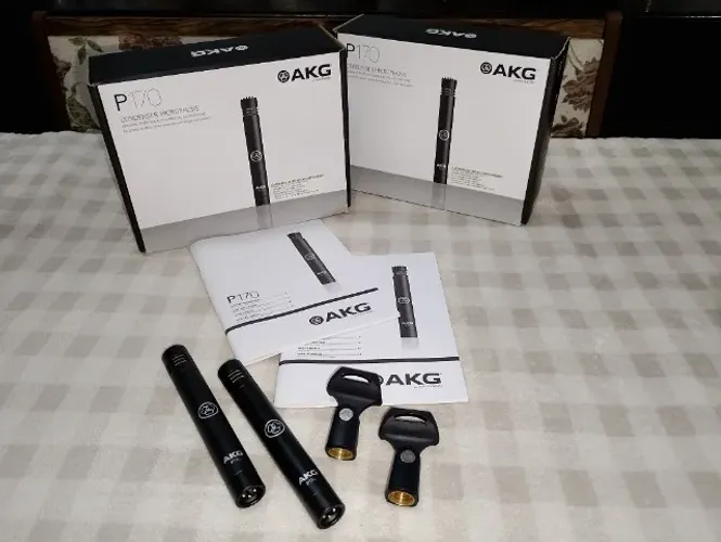 Par de Microfones AKG P170 ? Excelente estado