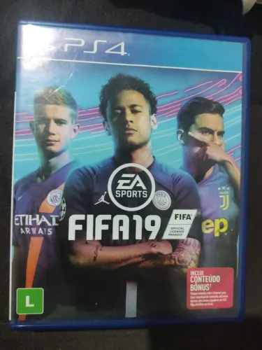 Vendo jogo FIFA19 para PlayStation 4 em mídia física Capa oficial Neymar,DYBALA e D Bruyne