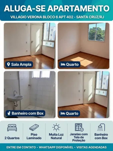 Alugo apartamento. Condomínio villagio verona!! Bloco 6 apto 402.