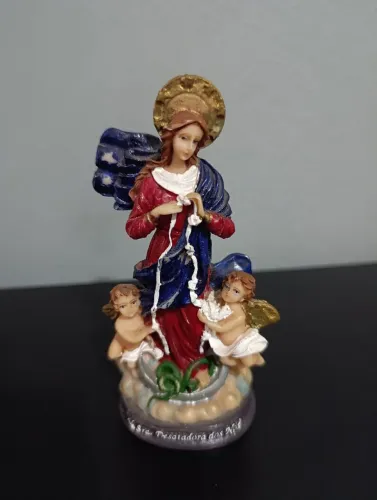 Imagem nossa senhora Desatadora dos nós gesso