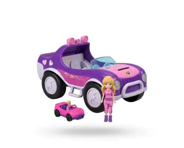 kit polly pocket veículo secreto