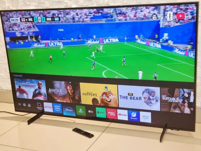 Tv 55 Samsung Smart 4K Cristal  com Alexa e Xbox 