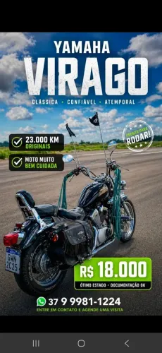 Virago 250cc nova