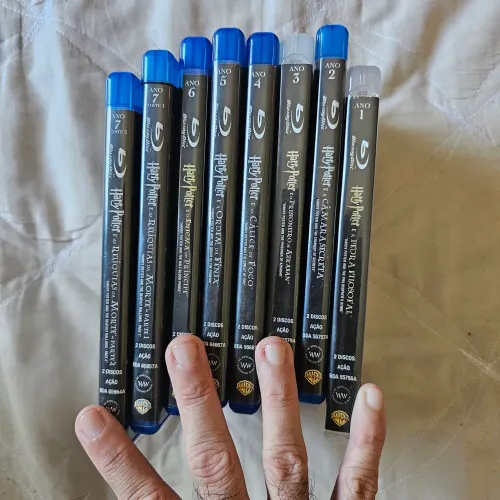 Blu ray duplo Harry Potter 8 filmes