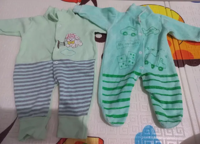 Kit 2 macacões de frio para bebê