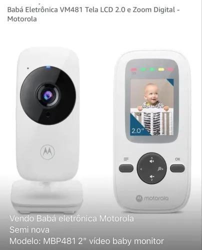 Babá eletrônica Motorola
