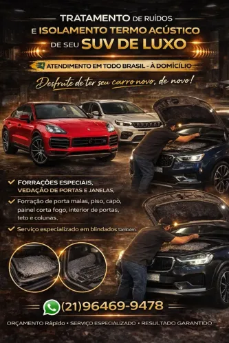Suvs e pick ups ruidosas, nunca mais