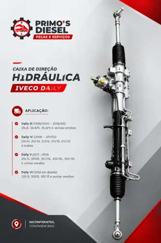 CAIXA DE DIRECAO HIDRAULICA COMPLETA DAILY