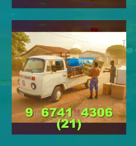 Frete em Santa Cruz / Sepetiba / Centro / Cidade Nova / Saúde