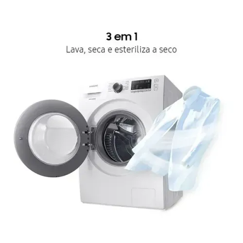 Lava e Seca Samsung WD11M com Digital Inverter WD11M4473PW Branca 11/7kg - PRODUTO NOVO !