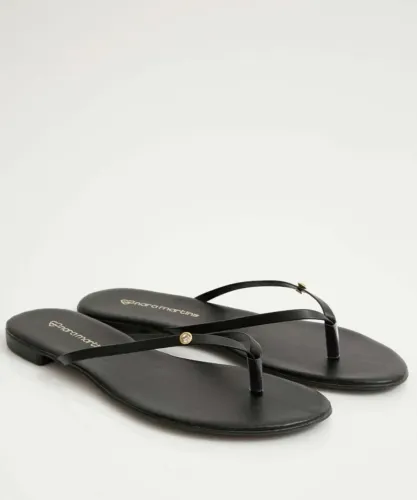 Sandália Rasteira Feminina Tiras Strass TAM 39  PRETA  BRANCA  MARROM