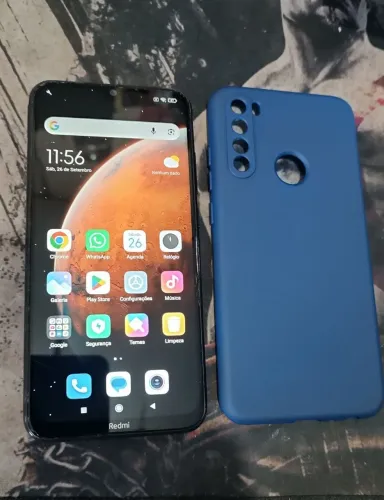 Celular Xiomi Redmi note 8 128 GB Bateria Nova Parcelo no cartão