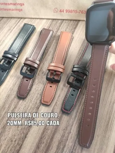 Pulseira Couro para Amazfit GTR 42mm