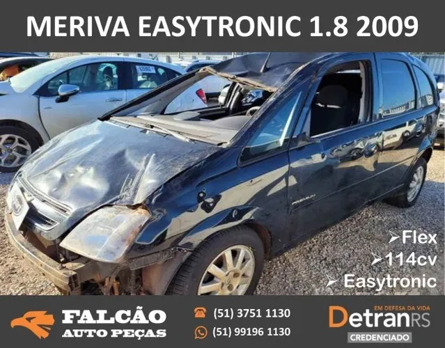 gm meriva easytronic 2009 1.8 em peças sucata